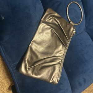 Elegant Silver Clutch Bag